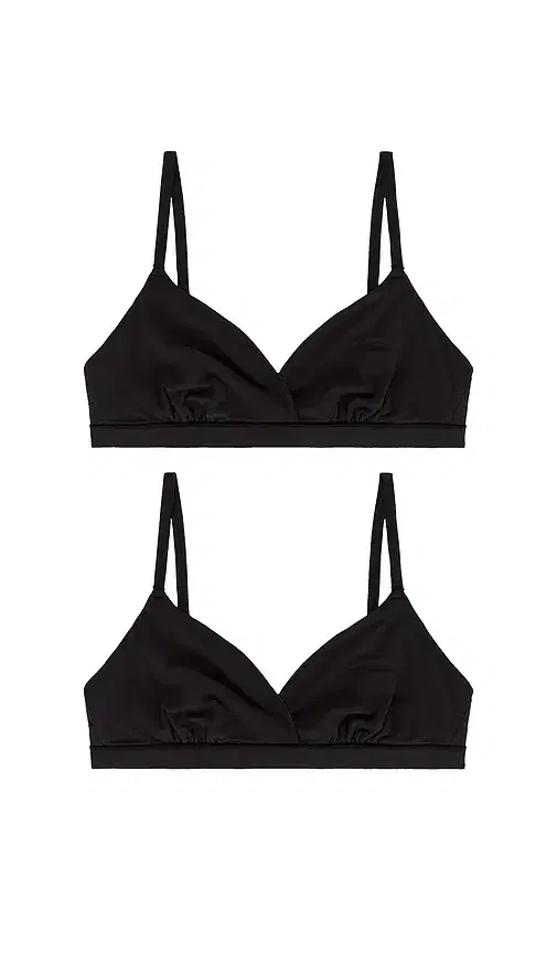 SKIMS Fits Everybody Crossover Bralette 2 Pack
