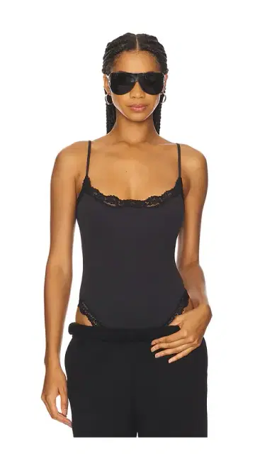 SKIMS Fits Everybody Lace Cami Bodysuit | Thumbnail 1