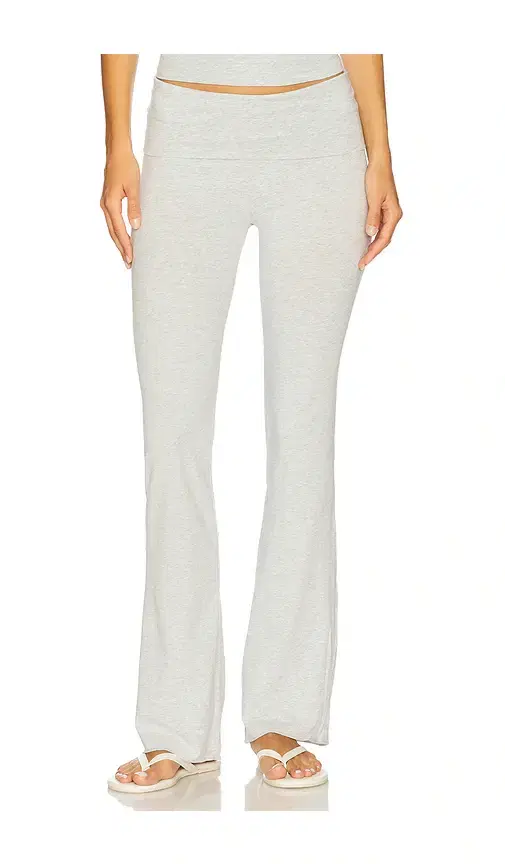 Cotton Jersey Foldover Pant