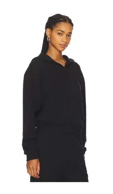 SKIMS Cotton Fleece Classic Zip-up Hoodie | Thumbnail 2