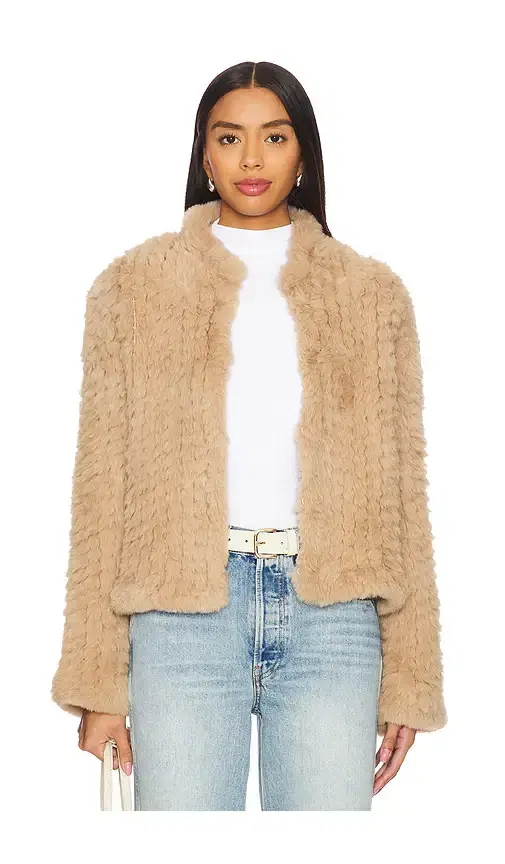 HEARTLOOM Keris Faux Fur Jacket