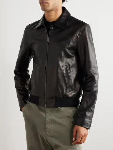 Nili Lotan Hammond Leather Jacket - Men | Thumbnail 3