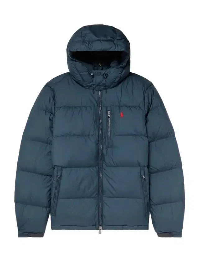Logo-Embroidered Quilted Padded Shell Hooded Down Jacket - Men