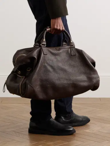 Bennett Winch Logo-Debossed Full-Grain Leather Weekend Bag - Men | Thumbnail 2 Bennett Winch Logo-Debossed Full-Grain Leather Weekend Bag - Men | Thumbnail 2
