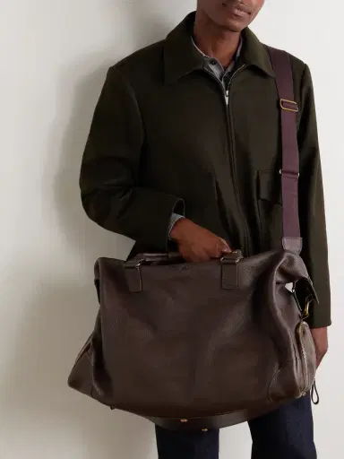 Bennett Winch Logo-Debossed Full-Grain Leather Weekend Bag - Men | Thumbnail 6 Bennett Winch Logo-Debossed Full-Grain Leather Weekend Bag - Men | Thumbnail 6