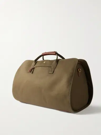 Bennett Winch Leather-Trimmed Cotton-Canvas Suit Carrier and Holdall - Men | Thumbnail 2