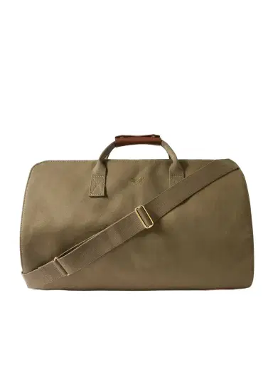 Bennett Winch Leather-Trimmed Cotton-Canvas Suit Carrier and Holdall - Men | Thumbnail 1