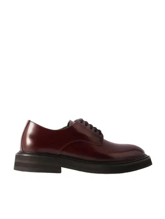 Vinny's Officer Polished-Leather Derby Shoes - Men