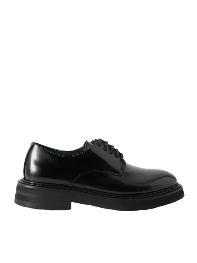 Officer Polished-Leather Derby Shoes - Men