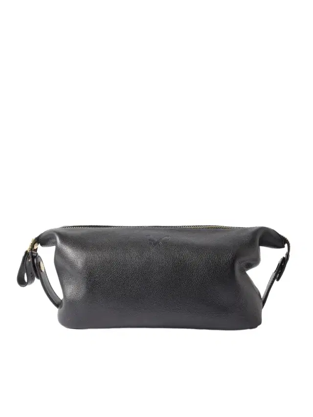 Full-Grain Leather Wash Bag - Men