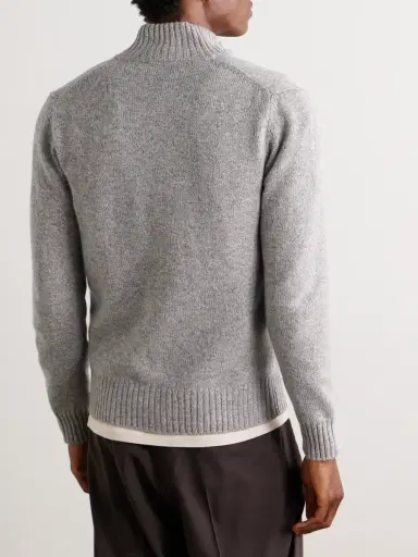 Incotex Incotex Zanone Slim-Fit Virgin Wool Cardigan - Men | Thumbnail 3