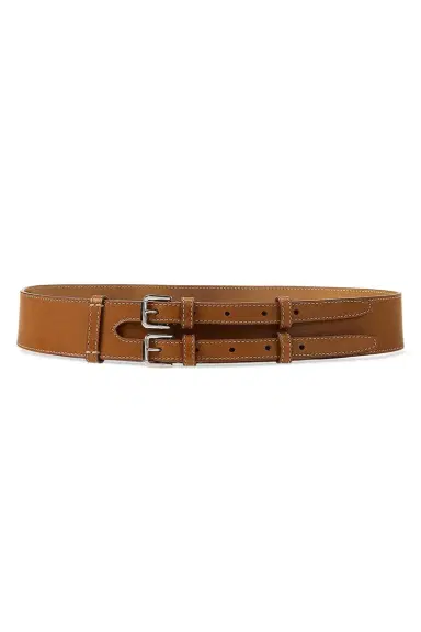 Ralph Lauren Double-Buckle Skinny Waist Belt | Thumbnail 1 Ralph Lauren Double-Buckle Skinny Waist Belt | Thumbnail 1