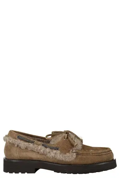 Brunello Cucinelli Fleece Loafer | Thumbnail 1