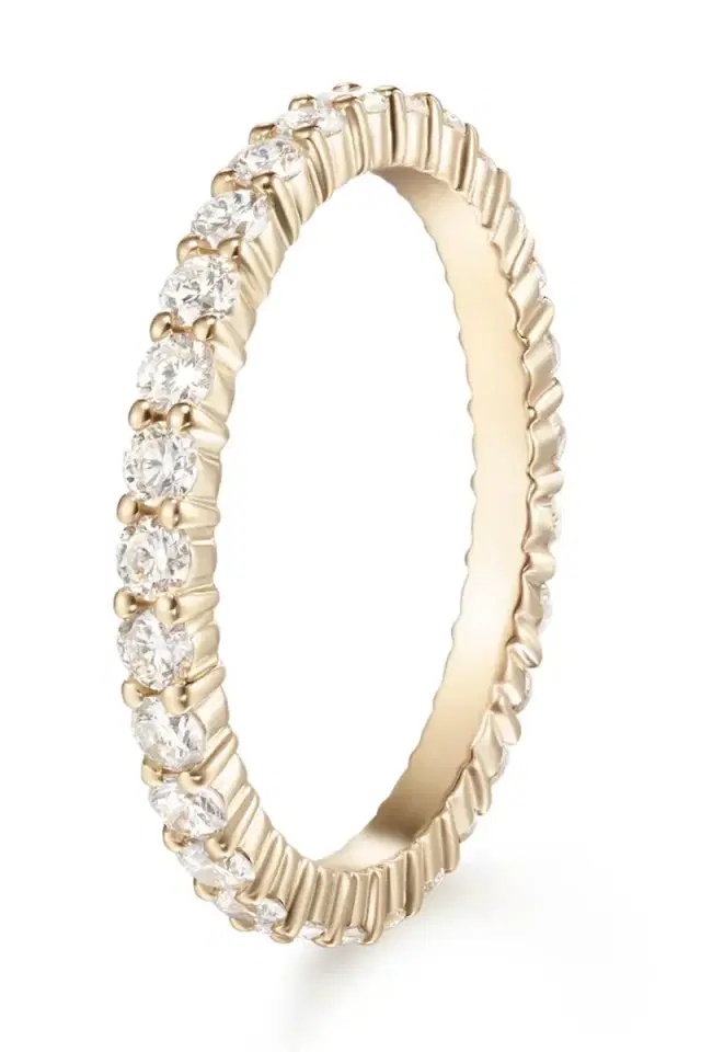 Sadie Eternity Band - Yellow Gold - 2mm