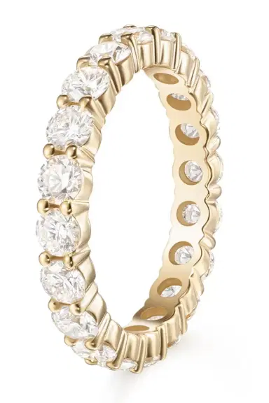 Melissa Kaye Sadie Eternity Band - Yellow Gold - 3mm | Thumbnail 1 Melissa Kaye Sadie Eternity Band - Yellow Gold - 3mm | Thumbnail 1