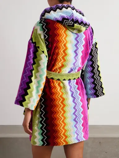 Missoni Home Giacomo Belted Striped Cotton-terry Robe | Thumbnail 3 Missoni Home Giacomo Belted Striped Cotton-terry Robe | Thumbnail 3
