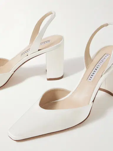 Danielle Frankel Juno Satin Slingback Pumps | Thumbnail 4 Danielle Frankel Juno Satin Slingback Pumps | Thumbnail 4
