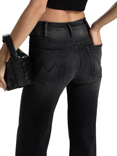 Mother Women's The Hustler Roller Sneak Jeans - Not Today Satan | Thumbnail 6 Mother Women's The Hustler Roller Sneak Jeans - Not Today Satan | Thumbnail 6