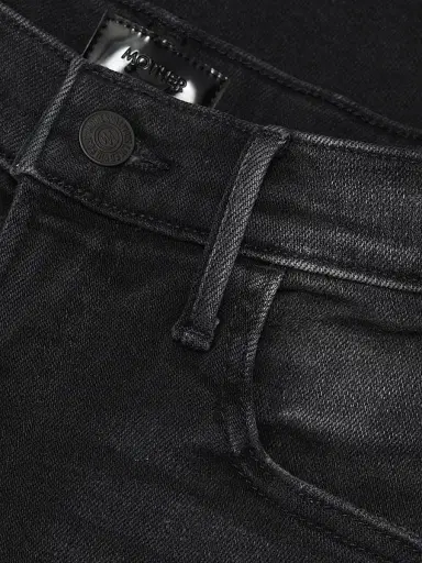 Mother Women's The Hustler Roller Sneak Jeans - Not Today Satan | Thumbnail 7 Mother Women's The Hustler Roller Sneak Jeans - Not Today Satan | Thumbnail 7