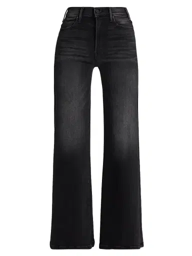 Mother Women's The Hustler Roller Sneak Jeans - Not Today Satan | Thumbnail 1 Mother Women's The Hustler Roller Sneak Jeans - Not Today Satan | Thumbnail 1