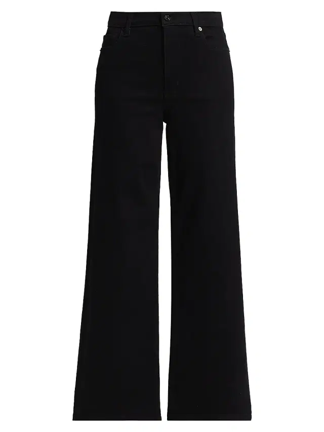 FRAME Women's Le Slim Palazzo Jeans - Black