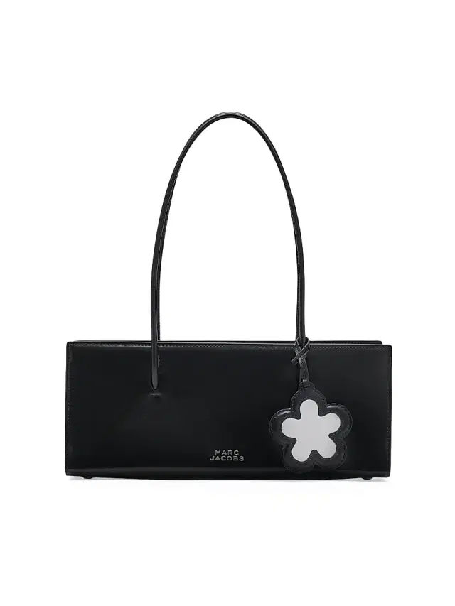 Women's The Glam Leather Mirror Satchel - Black