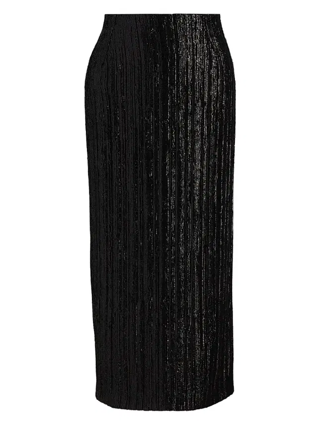Prabal Gurung Women's Sequined Pencil Skirt - Black
