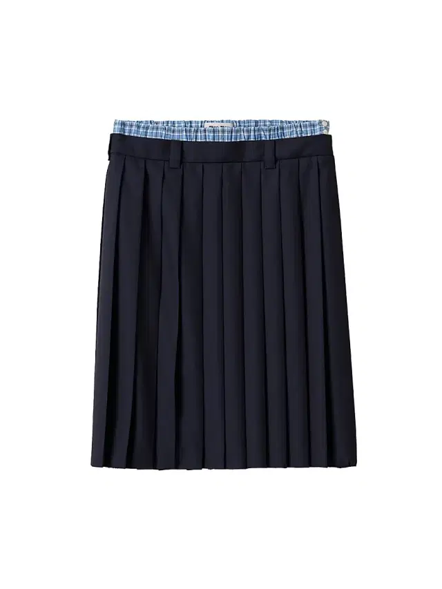 Women's Pleated Batavia Midi Skirt - Blue
