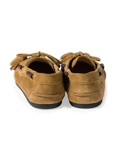 Miu Miu Women's Suede Tassel Loafers - Light Brown - Size 11 | Thumbnail 2 Miu Miu Women's Suede Tassel Loafers - Light Brown - Size 11 | Thumbnail 2