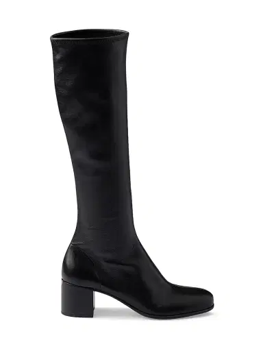Prada Women's Stretch Nappa Leather Boots - Black - Size 11 | Thumbnail 1