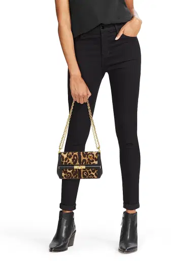 Dolce & Gabbana Women's Marlene Leopard Cotton Shoulder Bag | Thumbnail 3 Dolce & Gabbana Women's Marlene Leopard Cotton Shoulder Bag | Thumbnail 3