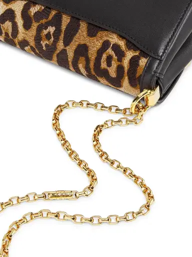 Dolce & Gabbana Women's Marlene Leopard Cotton Shoulder Bag | Thumbnail 6 Dolce & Gabbana Women's Marlene Leopard Cotton Shoulder Bag | Thumbnail 6