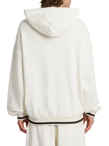 Dolce & Gabbana Men's Logo Hooded Sweatshirt - Bianco Naturale | Thumbnail 5 Dolce & Gabbana Men's Logo Hooded Sweatshirt - Bianco Naturale | Thumbnail 5