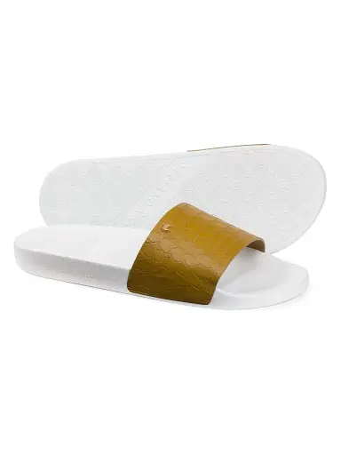 Stefano Ricci Men's Matted Crocodile Leather Slides | Thumbnail 3 Stefano Ricci Men's Matted Crocodile Leather Slides | Thumbnail 3