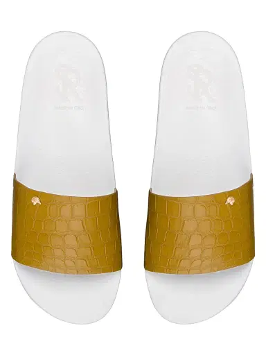 Stefano Ricci Men's Matted Crocodile Leather Slides | Thumbnail 4 Stefano Ricci Men's Matted Crocodile Leather Slides | Thumbnail 4