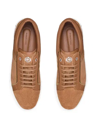 Stefano Ricci Men's Suede Sneakers - Marrone Petra | Thumbnail 3 Stefano Ricci Men's Suede Sneakers - Marrone Petra | Thumbnail 3