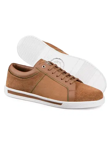 Stefano Ricci Men's Suede Sneakers - Marrone Petra | Thumbnail 4 Stefano Ricci Men's Suede Sneakers - Marrone Petra | Thumbnail 4