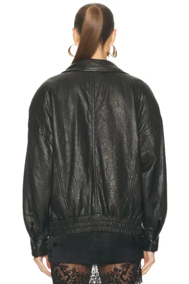 Saint Laurent Leather Coat | Thumbnail 5 Saint Laurent Leather Coat | Thumbnail 5
