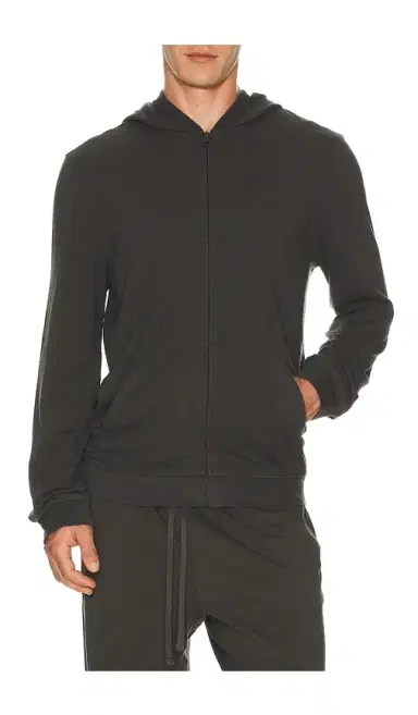 Skims Jersey Zip Up Hoodie | Thumbnail 1