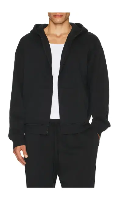 Skims Fleece Zip Up Hoodie | Thumbnail 1