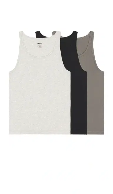 Skims Cotton Rib Tank 3-Pack | Thumbnail 1 Skims Cotton Rib Tank 3-Pack | Thumbnail 1