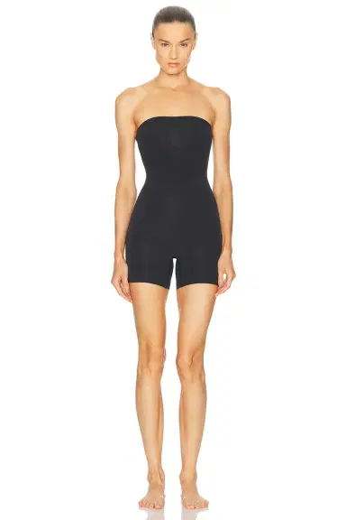 Skims Seamless Sculpt Strapless Shortie Bodysuit | Thumbnail 1
