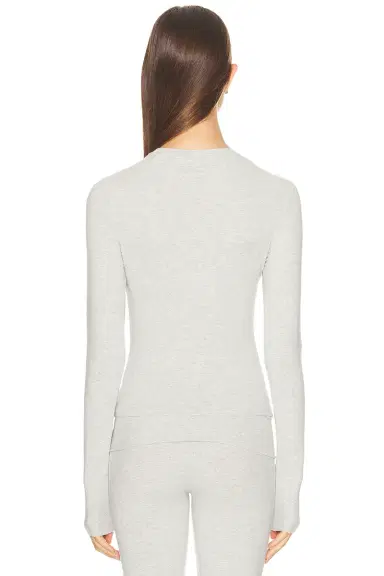 Skims Cotton Jersey Long Sleeve T-Shirt | Thumbnail 3