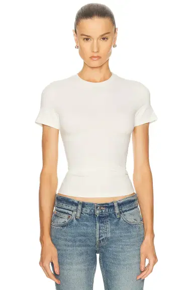 Skims Cotton Jersey T-Shirt | Thumbnail 1