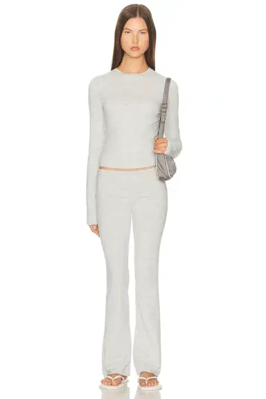 Skims Cotton Jersey Foldover Pant | Thumbnail 5