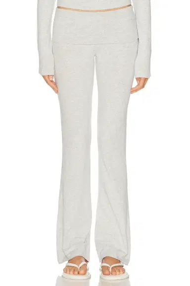Skims Cotton Jersey Foldover Pant | Thumbnail 1