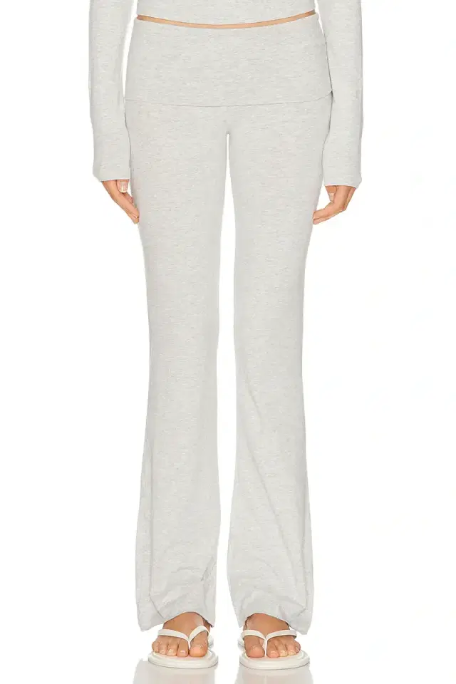 Cotton Jersey Foldover Pant