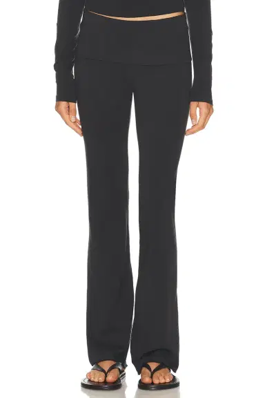 Skims Cotton Jersey Foldover Pant | Thumbnail 1