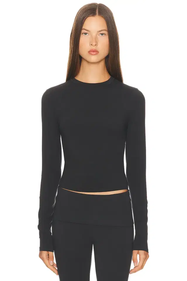 SKIMS Cotton Jersey Long Sleeve T-Shirt