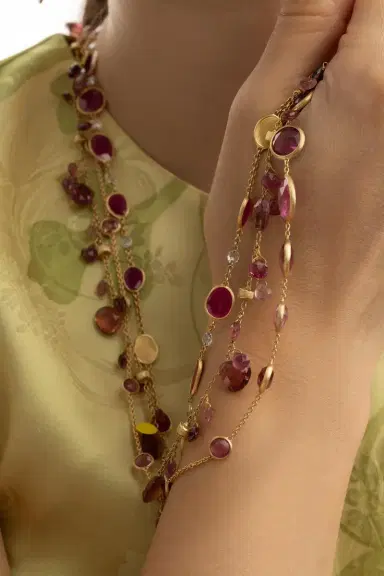 MARCO BICEGO Pink Tourmaline Necklace | Thumbnail 4